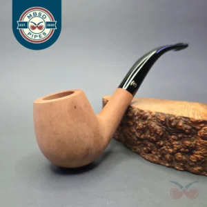 Stanwell Authentic Natural Smooth Bent Billiard Estate Briar Pipe, Unsmoked