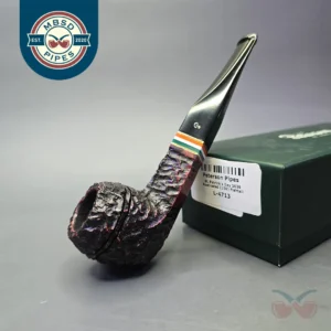 Peterson 2026 St Patrick's Day 150 Rusticated Bulldog Briar Pipe, New