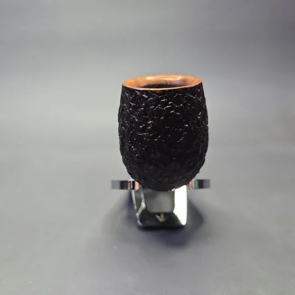 Rinaldo Lithos YYY Partially Rusticated Liverpool Estate Briar Pipe, Italian Estates - Image 3