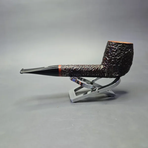 Rinaldo Lithos YYY Partially Rusticated Liverpool Estate Briar Pipe, Italian Estates - Image 4