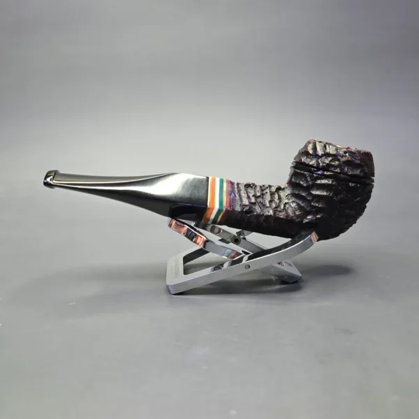 Peterson 2026 St Patrick's Day 150 Rusticated Bulldog Briar Pipe, New - Image 4