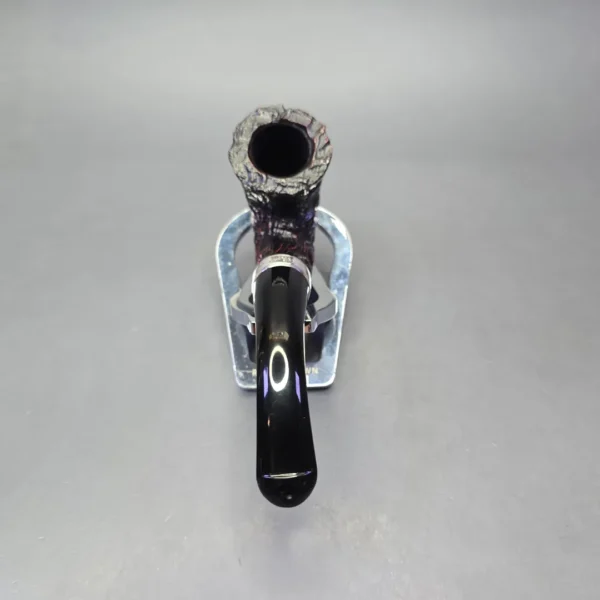 Peterson Cobble 05 Rusticated & Sandblasted Calabash w/ Silver Briar Pipe, New - Image 5