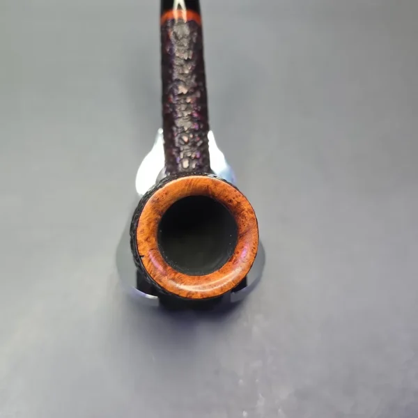 Rinaldo Lithos YYY Partially Rusticated Liverpool Estate Briar Pipe, Italian Estates - Image 6