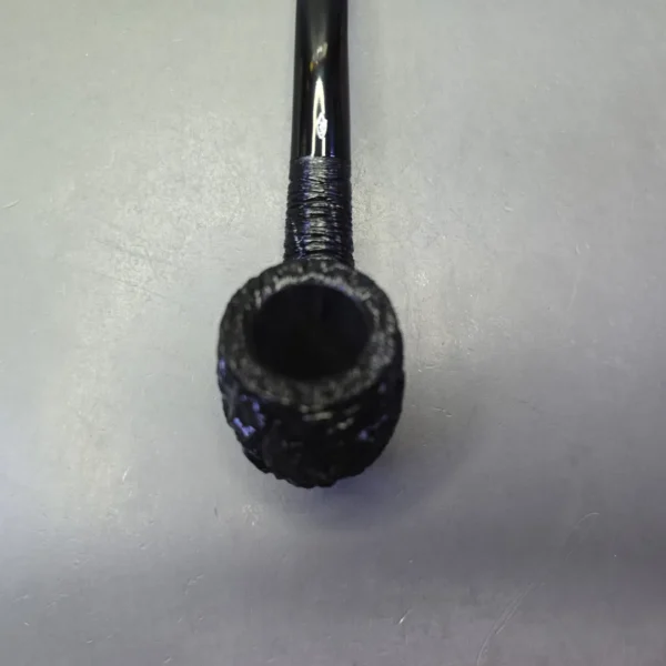 Savinelli 150th Anniversary Capri Root Briar 606 KS Rusticated Bent Billiard Briar Pipe, New - Image 6