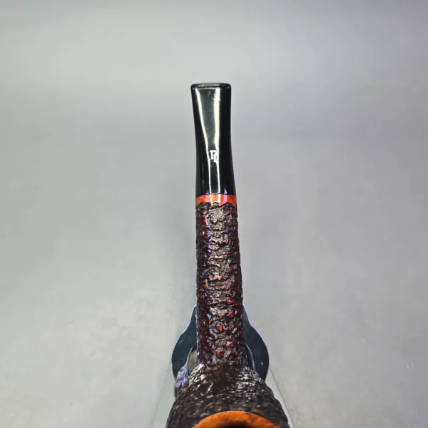 Rinaldo Lithos YYY Partially Rusticated Liverpool Estate Briar Pipe, Italian Estates - Image 7