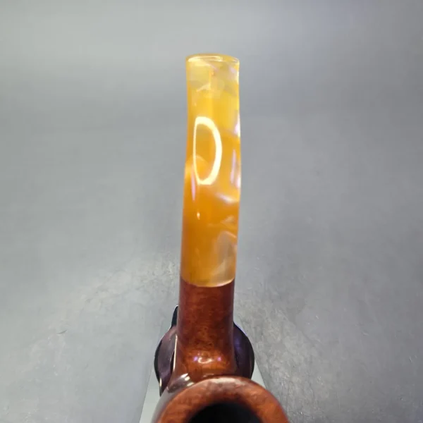 Savinelli Oscar Lucite 622 KS Smooth Bent Pot Estate Briar Pipe, Italian Estates - Image 7