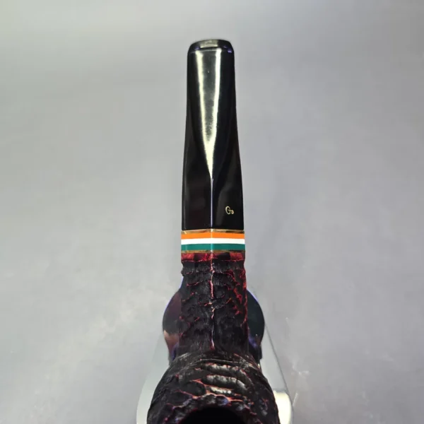 Peterson 2026 St Patrick's Day 150 Rusticated Bulldog Briar Pipe, New - Image 7