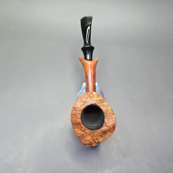 Edward's XL Spot Carved Freehand Estate Briar Pipe, American Estates - Image 8