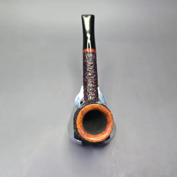Rinaldo Lithos YYY Partially Rusticated Liverpool Estate Briar Pipe, Italian Estates - Image 8