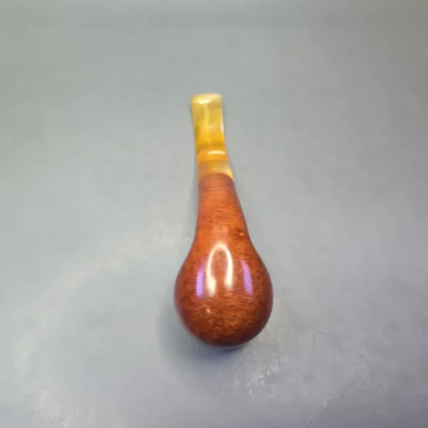 Savinelli Oscar Lucite 622 KS Smooth Bent Pot Estate Briar Pipe, Italian Estates - Image 9