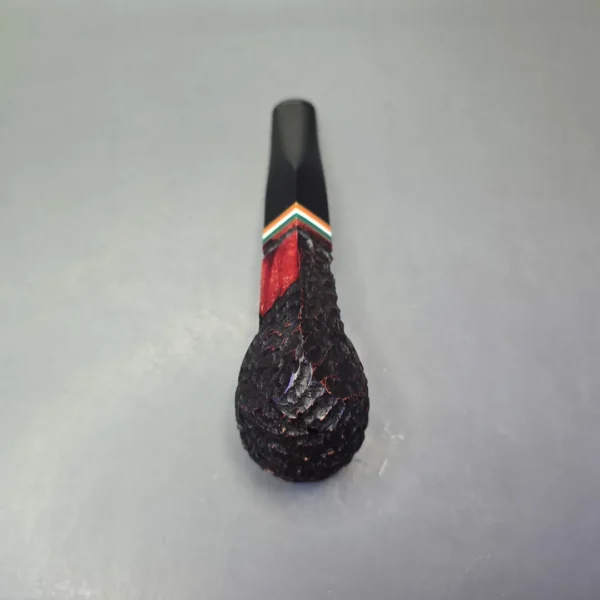Peterson 2026 St Patrick's Day 150 Rusticated Bulldog Briar Pipe, New - Image 9