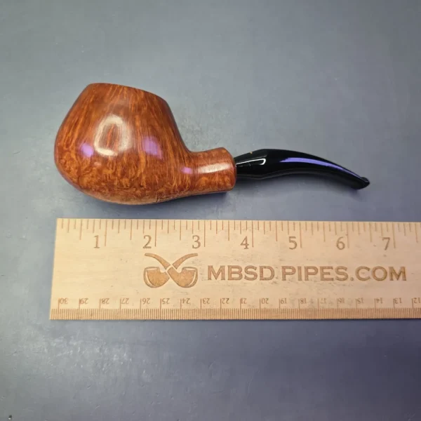 Pipa Croci True I Smooth Brandy Estate Briar Pipe, Unsmoked - Image 10