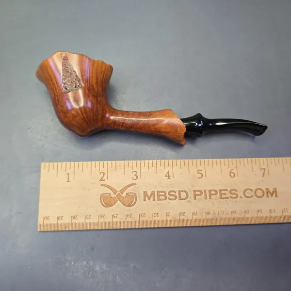 Edward's XL Spot Carved Freehand Estate Briar Pipe, American Estates - Image 13