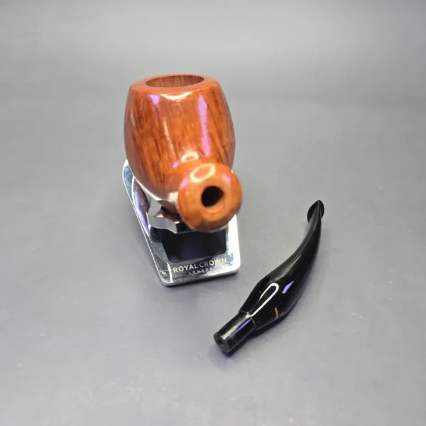 Pipa Croci True I Smooth Brandy Estate Briar Pipe, Unsmoked - Image 12