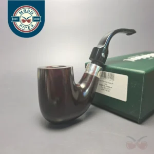 Peterson Pub Pipe Heritage Smooth Oom Paul w/ Silver Briar Pipe, New