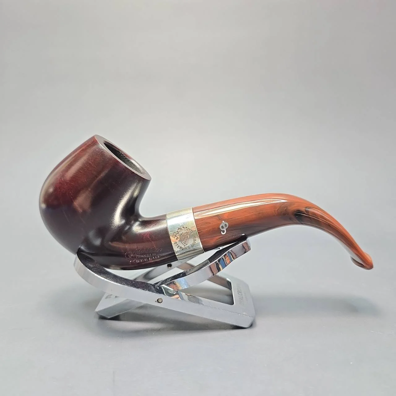 Peterson Irish Harp 221 Smooth Bent Billiard with Silver (New) - Image 2