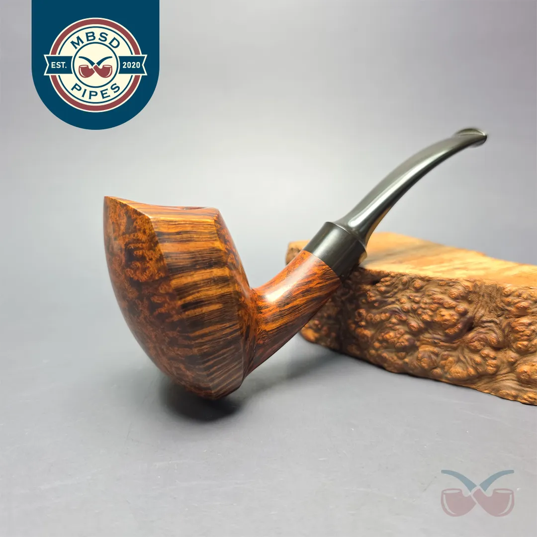 Bo Nordh 1998 Smooth Elephant's Foot Estate Briar Pipe, Other Estates