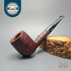 Savinelli Standing 111 KS Rusticated Billiard Estate Briar Pipe, Italian Estates, 6mm