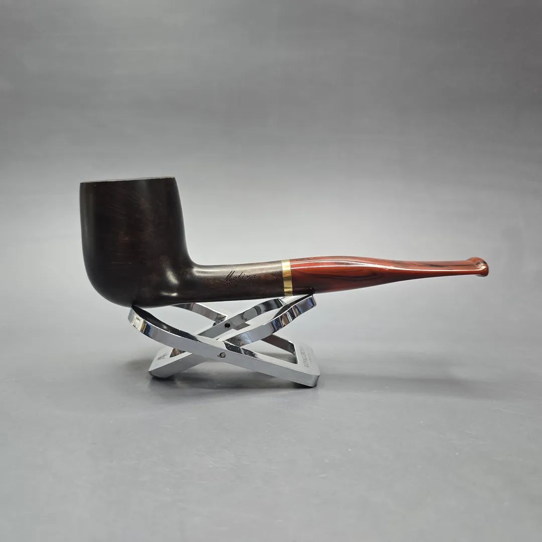 Molina Striato Smooth Dark Brown 101 Billiard with Brass (New) - Image 2