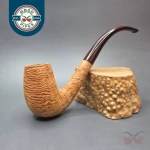 Pipe Tristan Magnum Natural Sandblasted LC Handmade Briar Pipe, New
