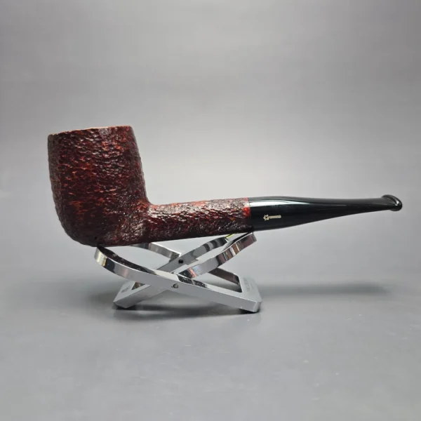 Savinelli Standing 111 KS Rusticated Billiard Estate Briar Pipe, Italian Estates, 6mm - Image 3