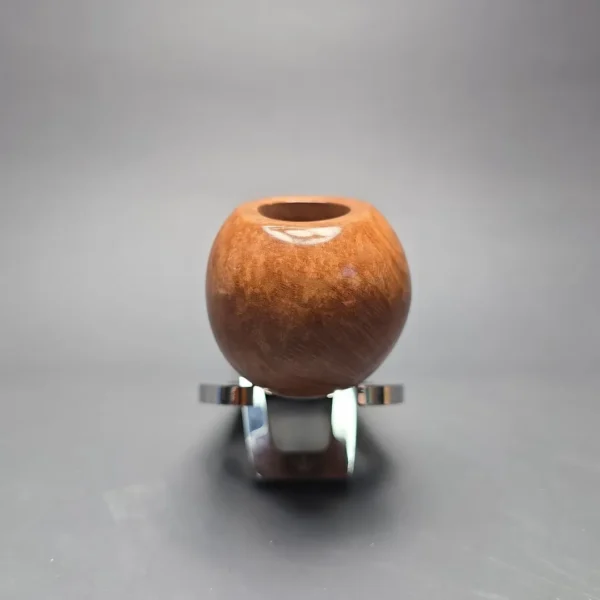 Buckeye Handmade Smooth Asymmetric Blowfish Briar Pipe, New - Image 3