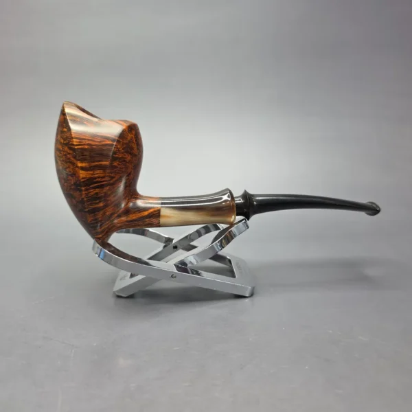 Tom Eltang 2020 Snail Grade Smooth Elephant's Foot Estate Briar Pipe, Danish Estates - Image 3