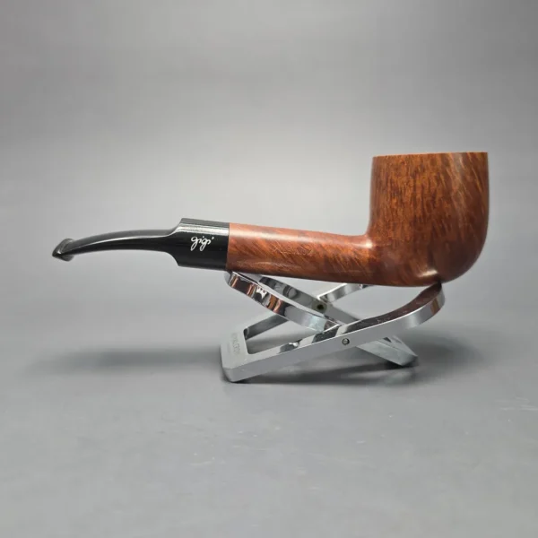 Gigi Millennium Smooth Pot Estate Briar Pipe, Unsmoked, 9mm - Image 3