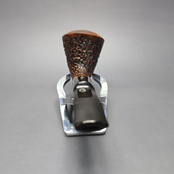 Jirsa 65 Partially Rusticated Stack Dublin Estate Briar Pipe, Unsmoked - Image 5