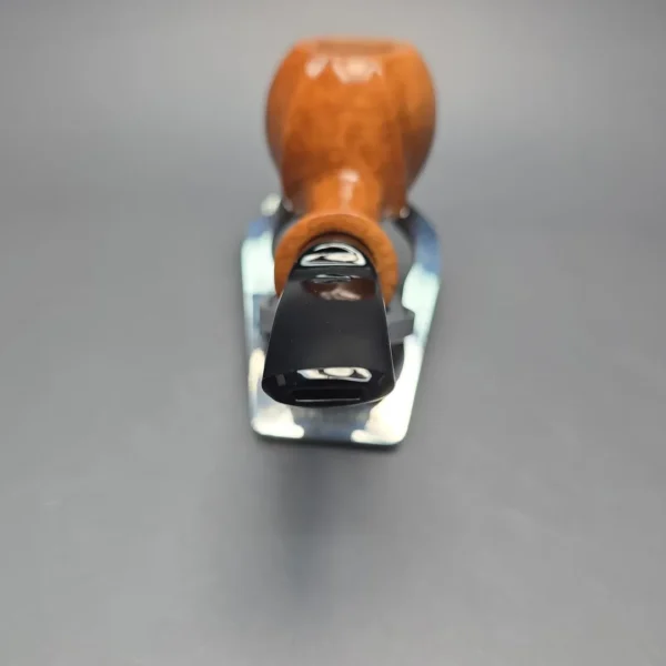 Buckeye Handmade Smooth Asymmetric Blowfish Briar Pipe, New - Image 5