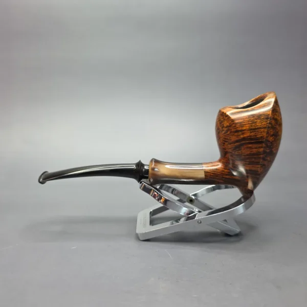 Tom Eltang 2020 Snail Grade Smooth Elephant's Foot Estate Briar Pipe, Danish Estates - Image 5