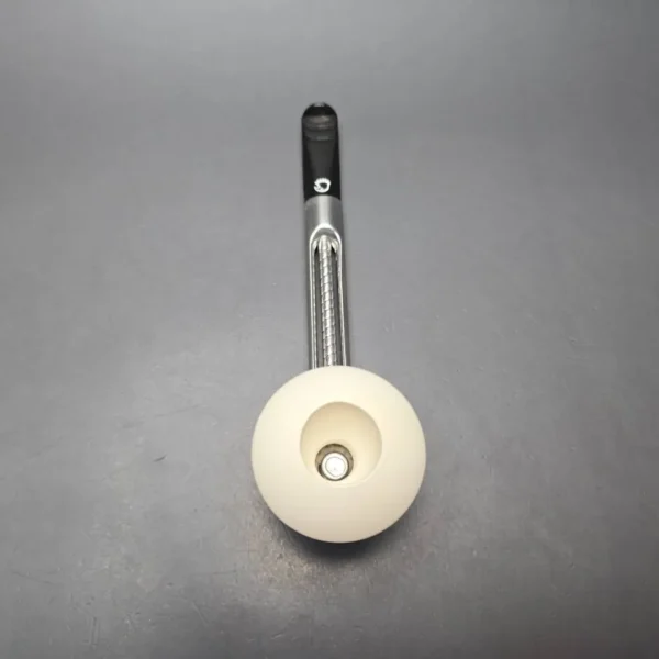 Falcon Chrome Dental w/ MBSD Meerschaum Dublin Block Meerschaum Bowl Pipe, New - Image 9