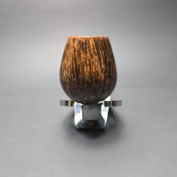 Papa Bear Pipes by Tim Beaumont Smooth Brandy w/ Lacewood Handmade Briar Pipe, New - Image 3