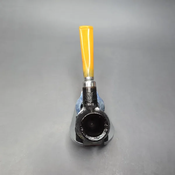 Molina Ambra 104 Sandblasted Apple Briar Pipe, New, 9mm - Image 8