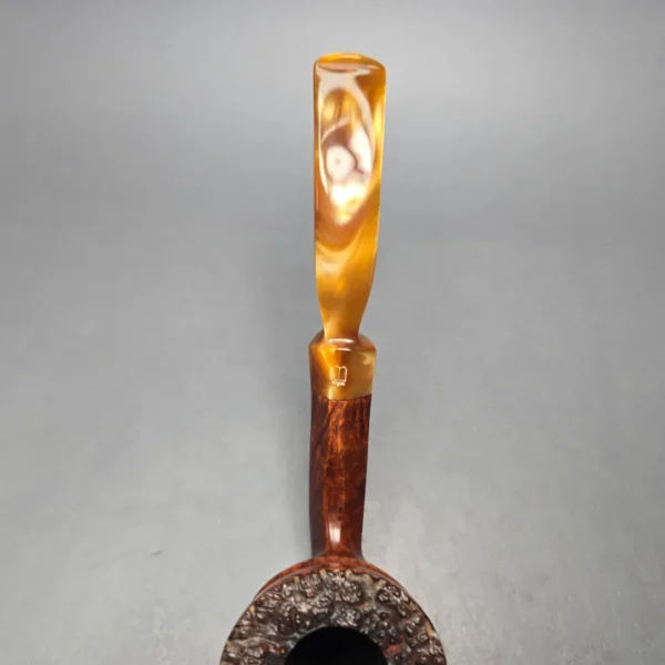 Wengholt (Preben Holm) Unique Straight Grain Smooth Freehand Sitter Estate Briar Pipe, Unsmoked - Image 6