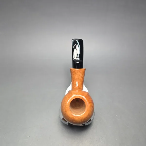 Buckeye Handmade Smooth Asymmetric Blowfish Briar Pipe, New - Image 8