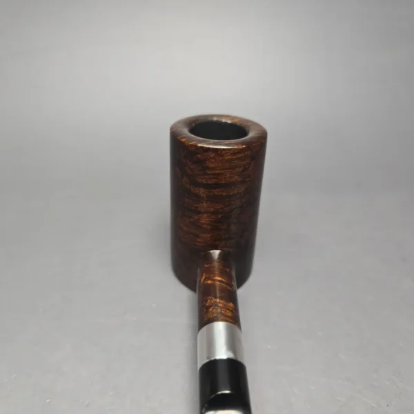 J Mouton Smooth Contrast Poker w/ Silver Estate Briar Pipe, Unsmoked - Image 8