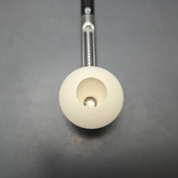 Falcon Chrome Dental w/ MBSD Meerschaum Dublin Block Meerschaum Bowl Pipe, New - Image 7