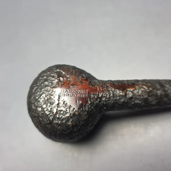 Savinelli Baronet Bruyere 115 EX Rusticated Pot Estate Briar Pipe, Unsmoked - Image 4