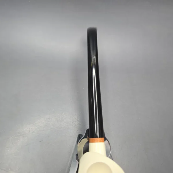 MBSD Meerschaum Deluxe Smooth Churchwarden Freehand Block Meerschaum Pipe, Briar-Mortise, New - Image 9