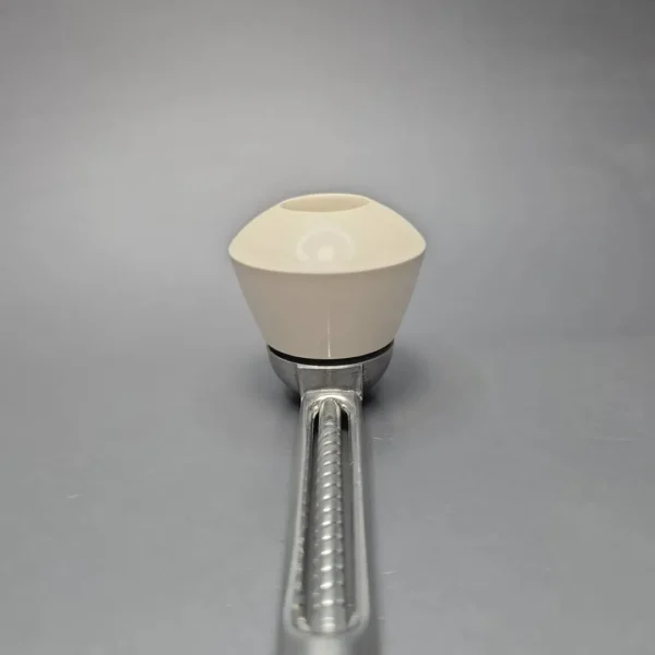 Falcon Chrome Dental w/ MBSD Meerschaum Dublin Block Meerschaum Bowl Pipe, New - Image 6