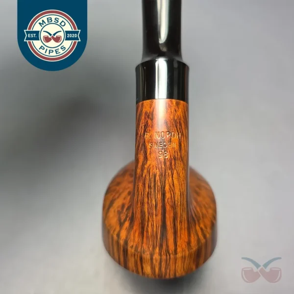 Bo Nordh 1998 Smooth Elephant's Foot Estate Briar Pipe, Other Estates - Image 10