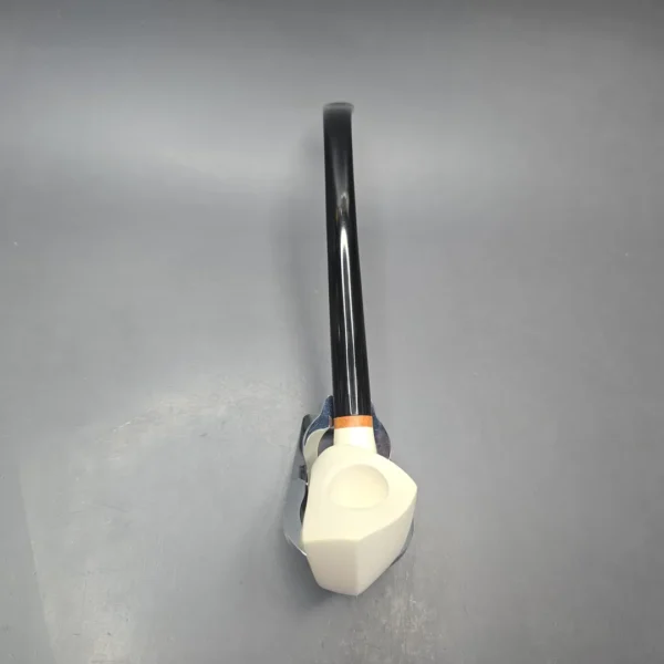 MBSD Meerschaum Deluxe Smooth Churchwarden Freehand Block Meerschaum Pipe, Briar-Mortise, New - Image 10