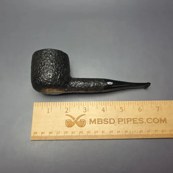 Savinelli Baronet Bruyere 115 EX Rusticated Pot Estate Briar Pipe, Unsmoked - Image 6