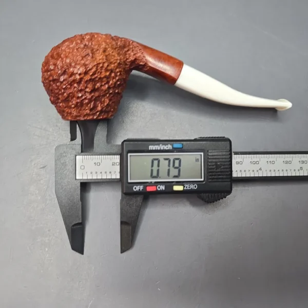 Nording 2000 Hunting Pipe "The Wild Boar" Rusticated Brandy Estate Briar Pipe, Danish Estates - Image 13