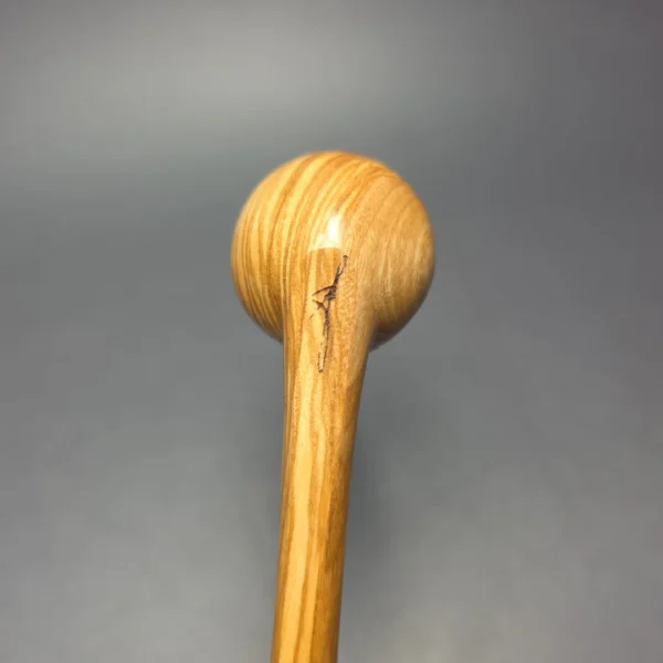 Brentegani Smooth Olivewood Lovat w/ Horn Handmade Pipe, New - Image 8