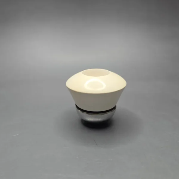 Falcon Chrome Dental w/ MBSD Meerschaum Rhodesian Block Meerschaum Bowl Pipe, New - Image 3