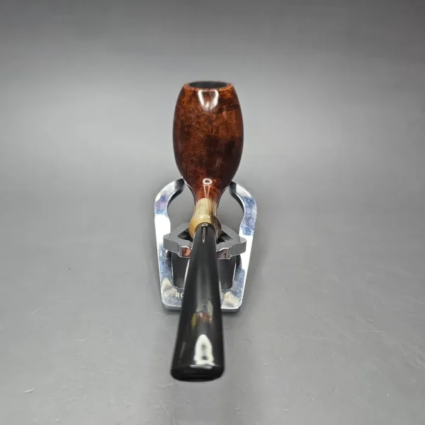 MBSD Briars Modern Masters 3 Smooth Tulip w/ Faux Horn Handmade Briar Pipe, New - Image 5