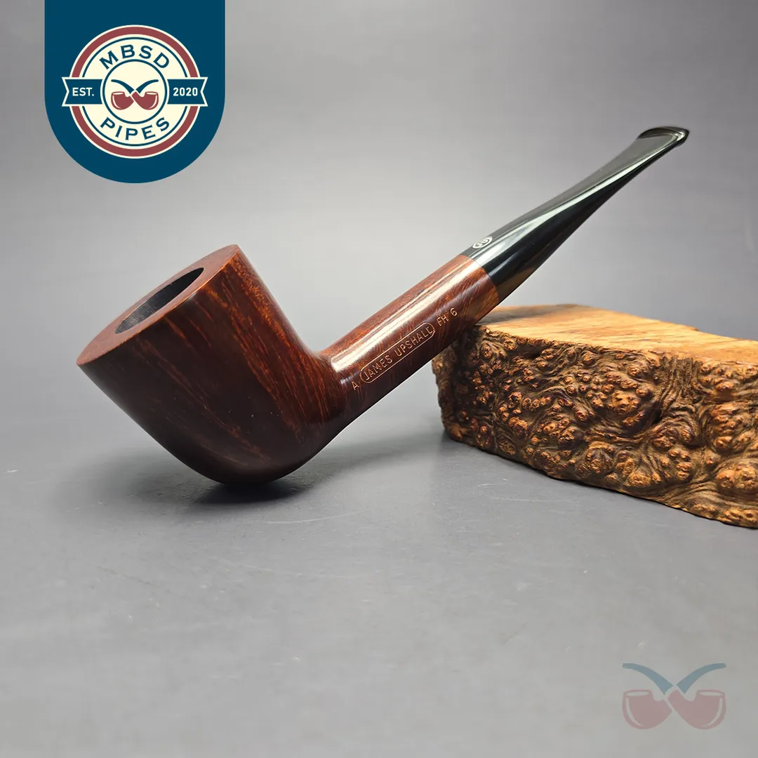 James Upshall A Grade Group 6 Smooth Dublin Estate Briar Pipe, Unsmoked
