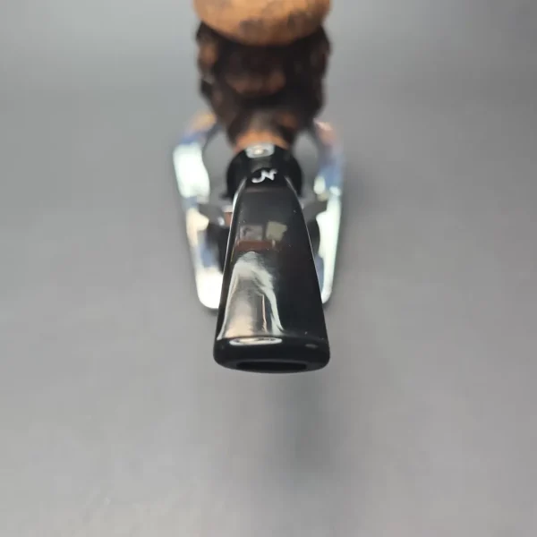 Nording Spruce Matte Partially Rusticated Freehand Estate Briar Pipe, Unsmoked - Image 5